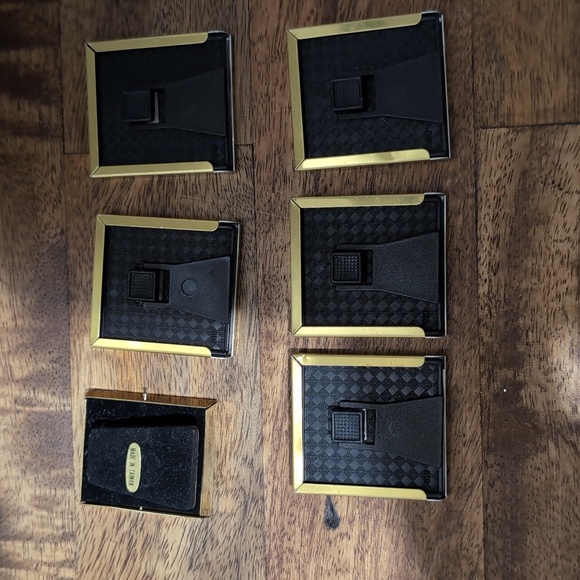 Vintage Tiny Ssilver Metal Flower Miniature Table Top Picture Frame Dollhouse x6 - Picture 9 of 10